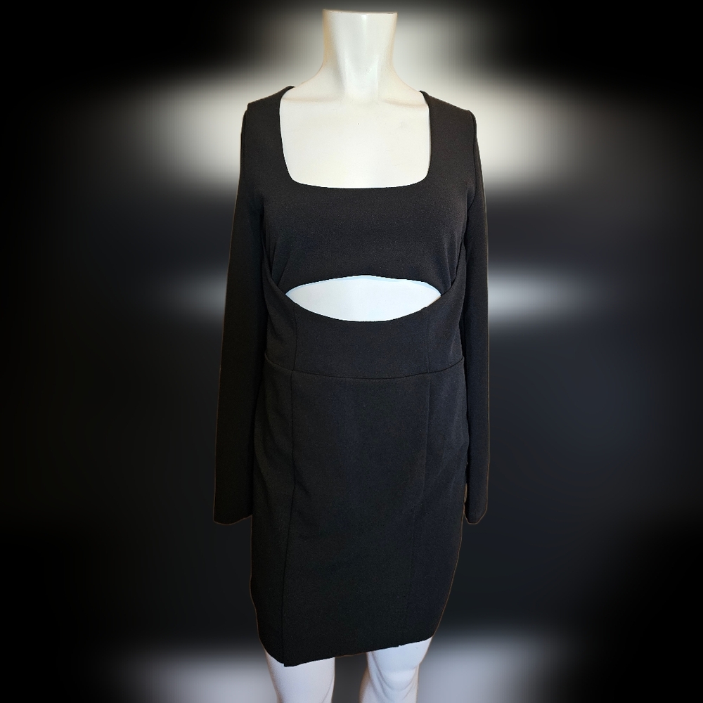 💙 68. Rachel Rachel Roy Medium Black Cutout Dress